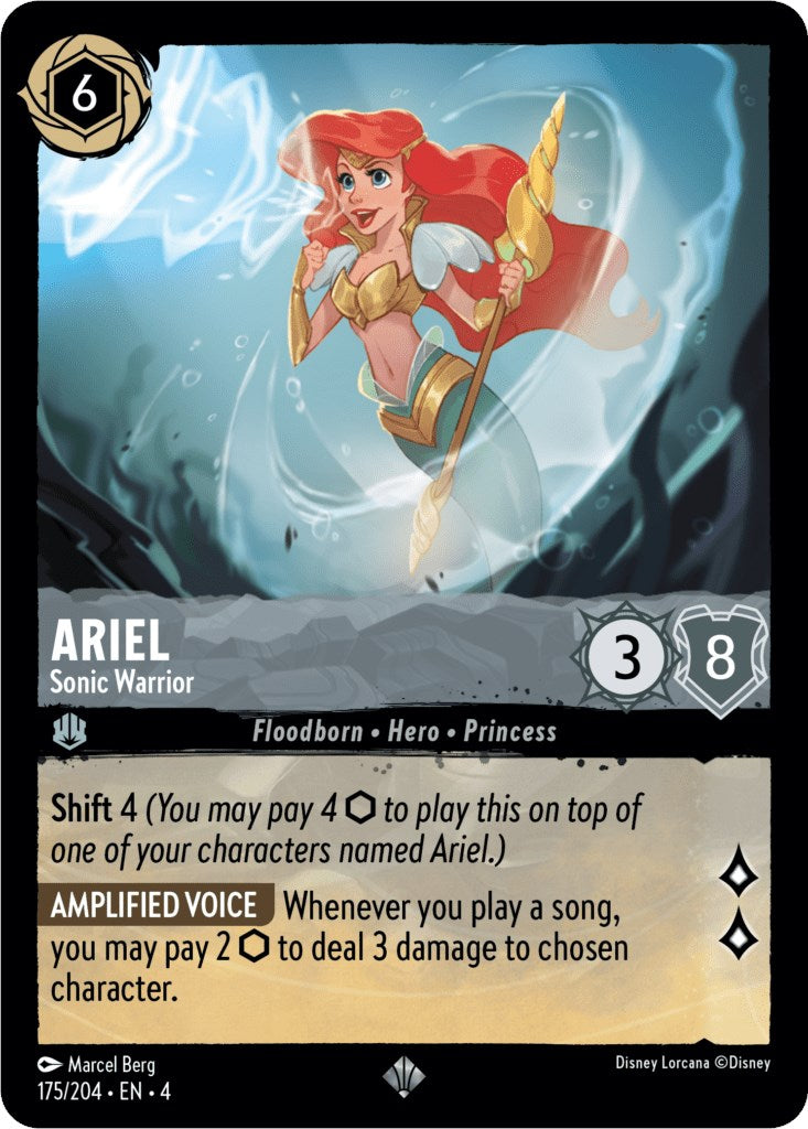 Ariel - Sonic Warrior (175/204) [Ursula's Return] | Black Swamp Games