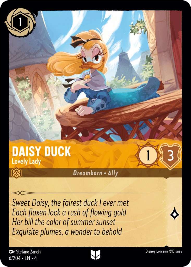 Daisy Duck - Lovely Lady (6/204) [Ursula's Return] | Black Swamp Games