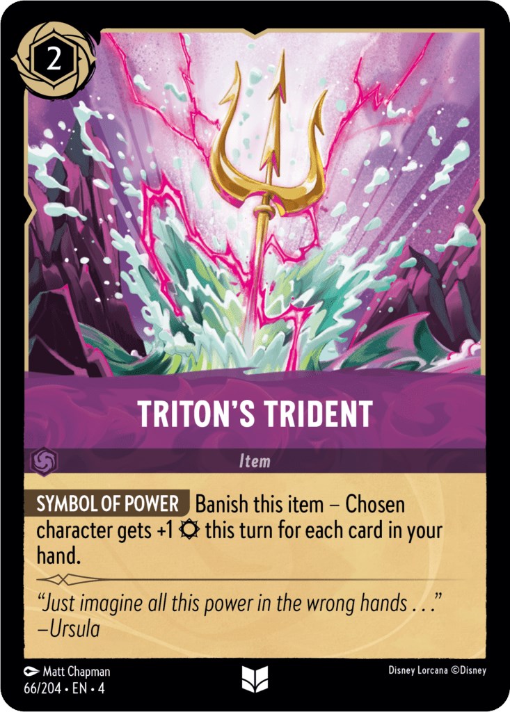 Triton's Trident (66/204) [Ursula's Return] | Black Swamp Games