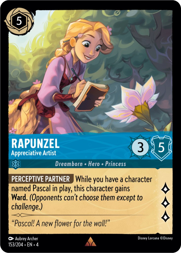 Rapunzel - Appreciative Artist (153/204) [Ursula's Return] | Black Swamp Games