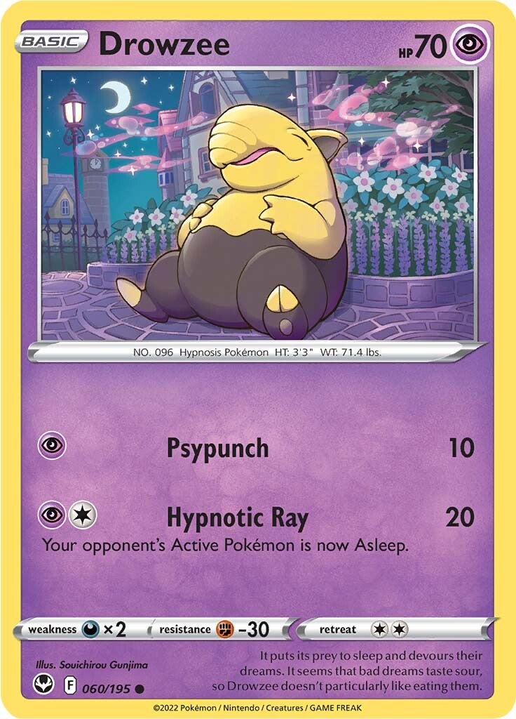 Drowzee (060/195) [Sword & Shield: Silver Tempest] | Black Swamp Games