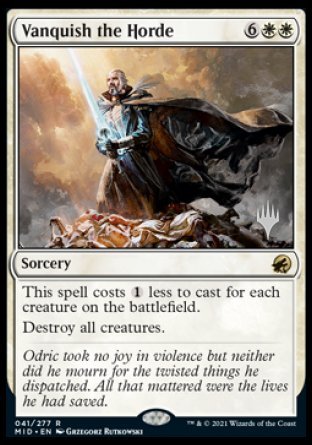 Vanquish the Horde (Promo Pack) [Innistrad: Midnight Hunt Promos] | Black Swamp Games