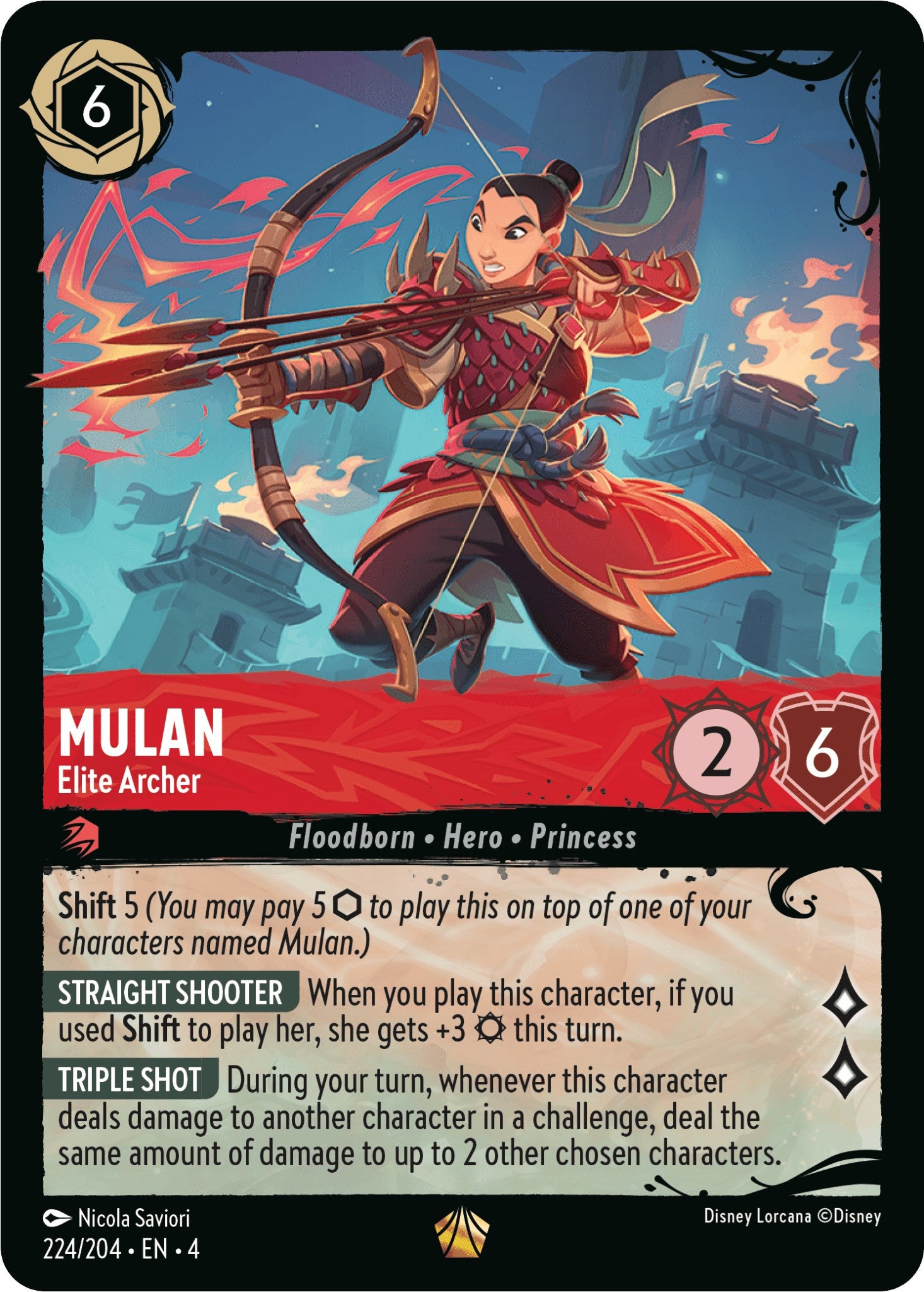 Mulan - Elite Archer (224/204) (244/204) [Illumineer's Quest: Deep Trouble] | Black Swamp Games