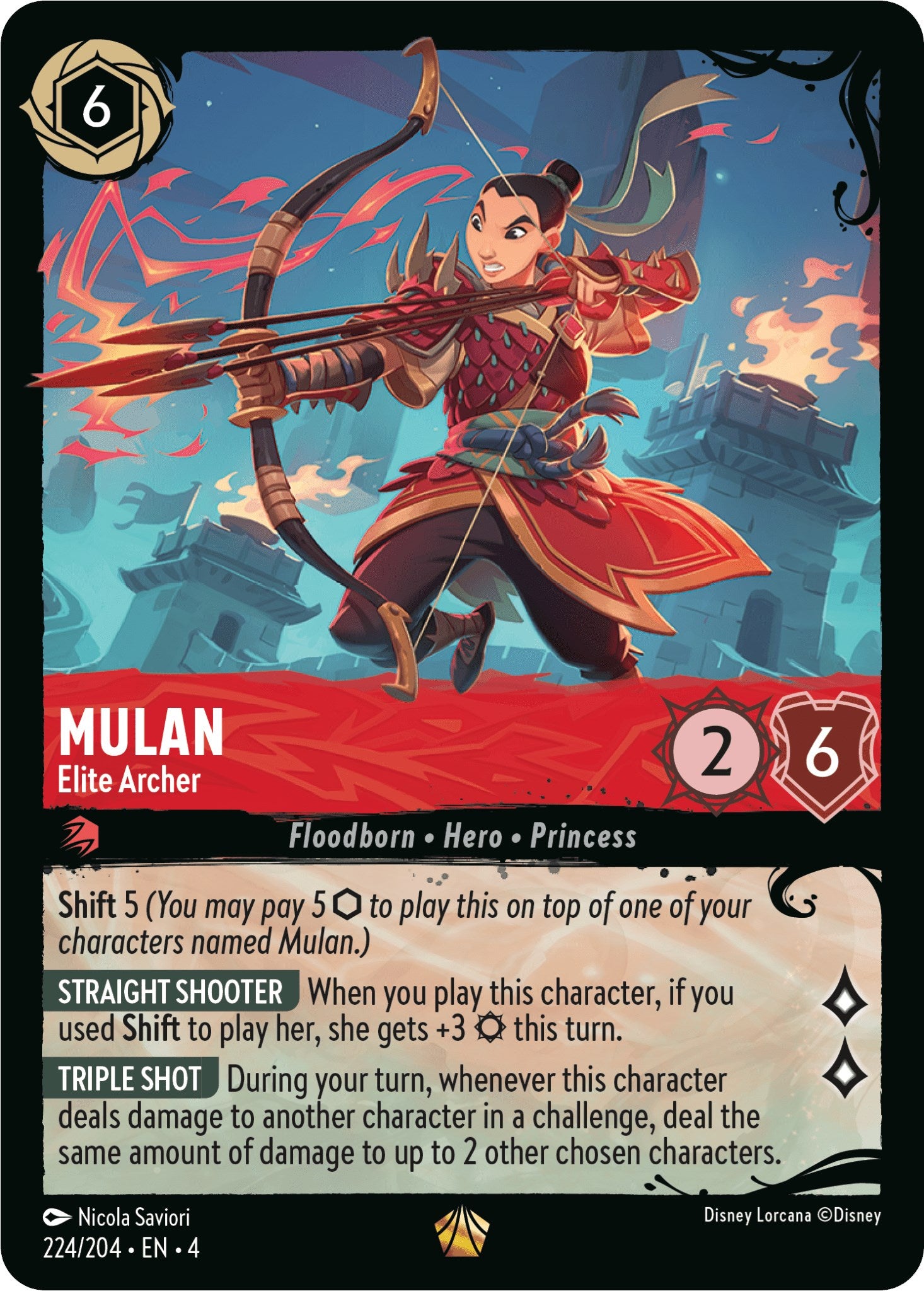 Mulan - Elite Archer (224/204) (244/204) [Ursula's Return] | Black Swamp Games