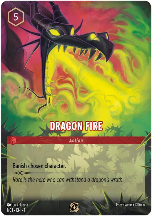 Dragon Fire (1) [Promo Cards] | Black Swamp Games