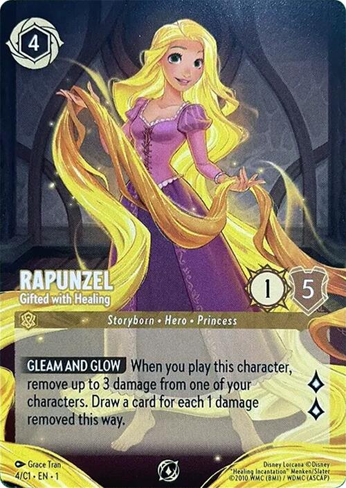Rapunzel - Gifted with Healing (4) [Promo Cards] | Black Swamp Games