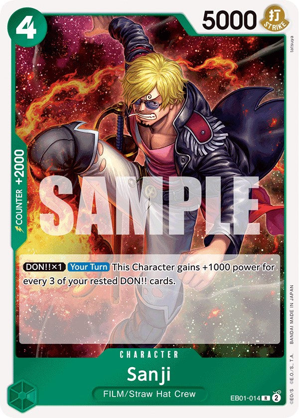 Sanji [Extra Booster: Memorial Collection] | Black Swamp Games