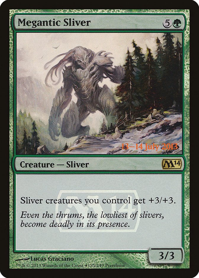 Megantic Sliver [Magic 2014 Prerelease Promos] | Black Swamp Games