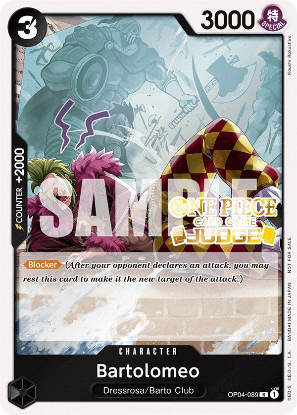 Bartolomeo (Judge Pack Vol. 3) [One Piece Promotion Cards] | Black Swamp Games