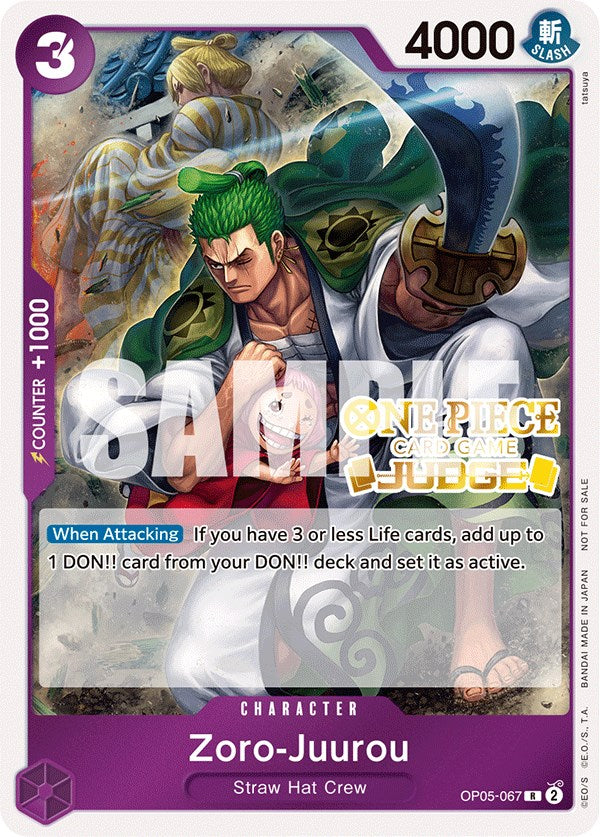 Zoro-Juurou (Judge Pack Vol. 3) [One Piece Promotion Cards] | Black Swamp Games