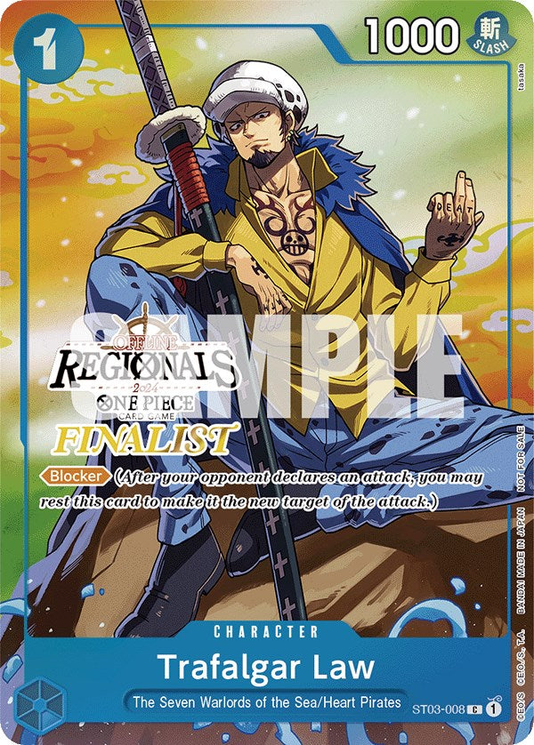 Trafalgar Law (Online Regional 2024 Vol. 2) [Finalist] [One Piece Promotion Cards] | Black Swamp Games