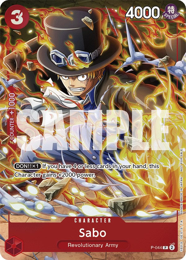 Sabo (Event Pack Vol. 4) [One Piece Promotion Cards] | Black Swamp Games