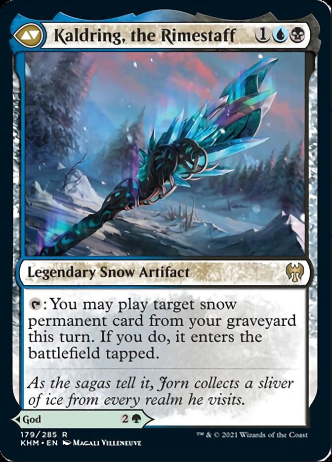 Jorn, God of Winter // Kaldring, the Rimestaff [Kaldheim] | Black Swamp Games