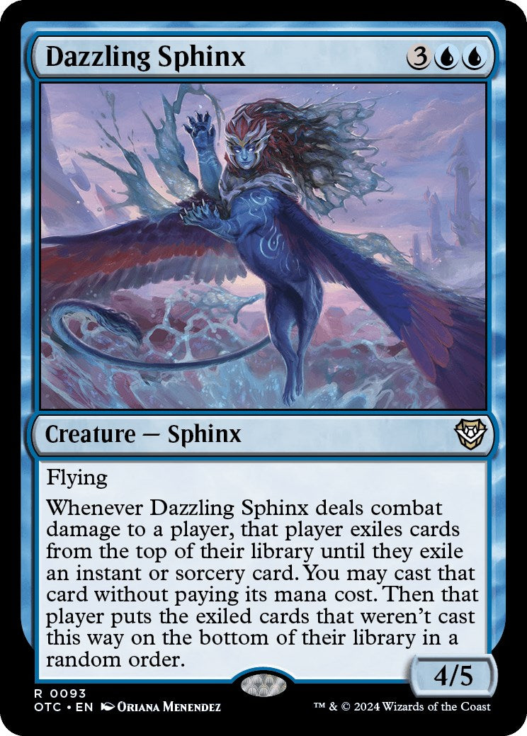 Dazzling Sphinx [Outlaws of Thunder Junction Commander] | Black Swamp Games