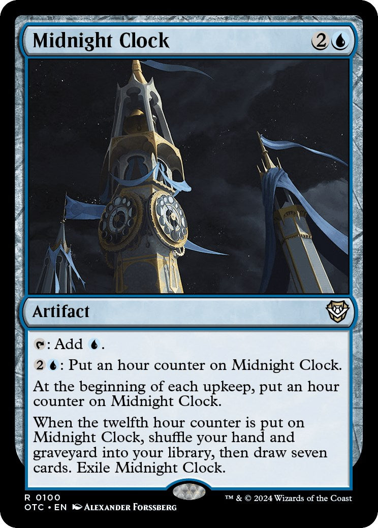 Midnight Clock [Outlaws of Thunder Junction Commander] | Black Swamp Games
