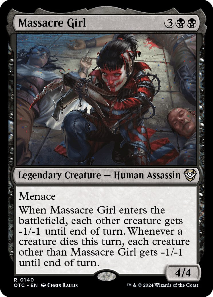 Massacre Girl [Outlaws of Thunder Junction Commander] | Black Swamp Games