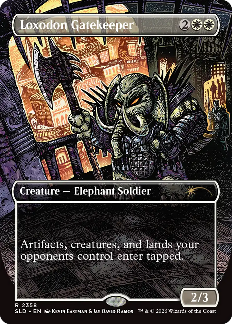Loxodon Gatekeeper (2358) [Secret Lair Drop Series] | Black Swamp Games