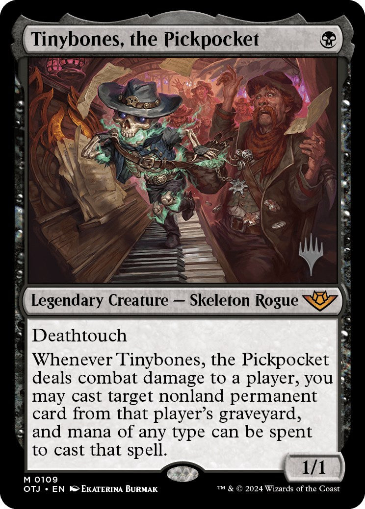 Tinybones, the Pickpocket (Promo Pack) [Outlaws of Thunder Junction Promos] | Black Swamp Games