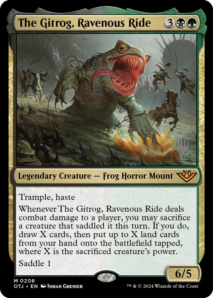 The Gitrog, Ravenous Ride (Promo Pack) [Outlaws of Thunder Junction Promos] | Black Swamp Games