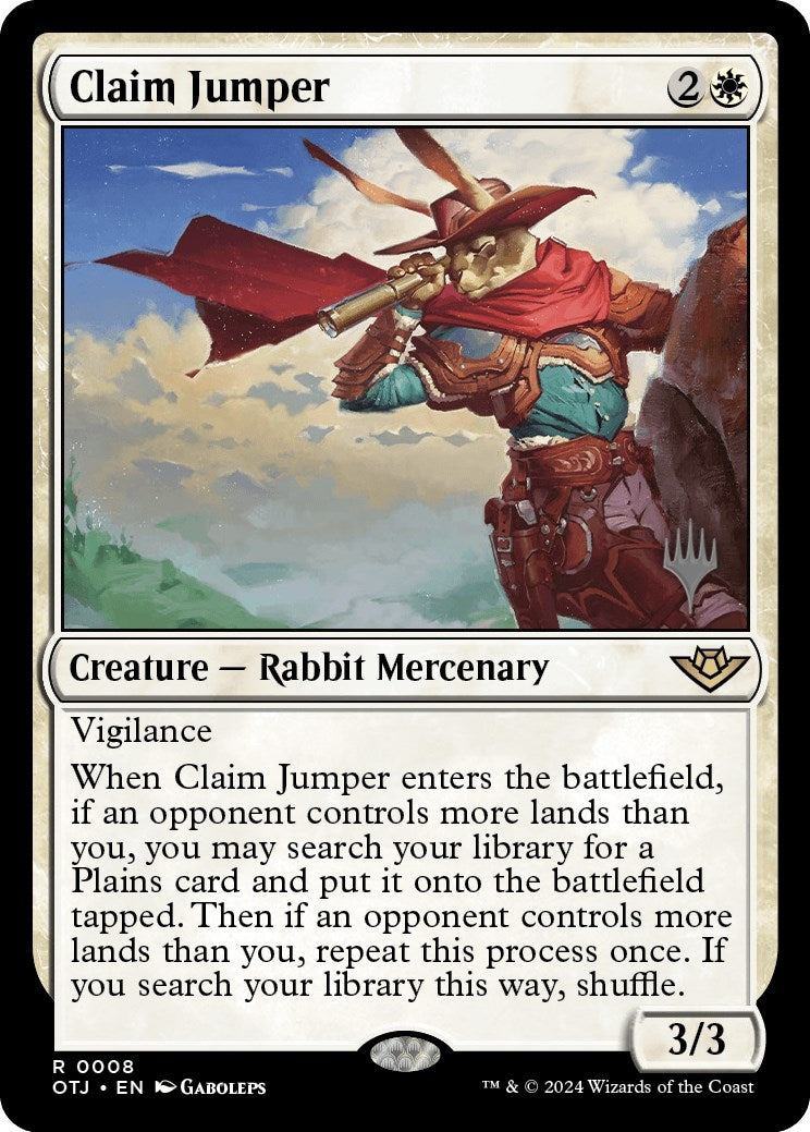 Claim Jumper (Promo Pack) [Outlaws of Thunder Junction Promos] | Black Swamp Games