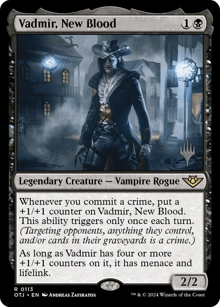Vadmir, New Blood (Promo Pack) [Outlaws of Thunder Junction Promos] | Black Swamp Games