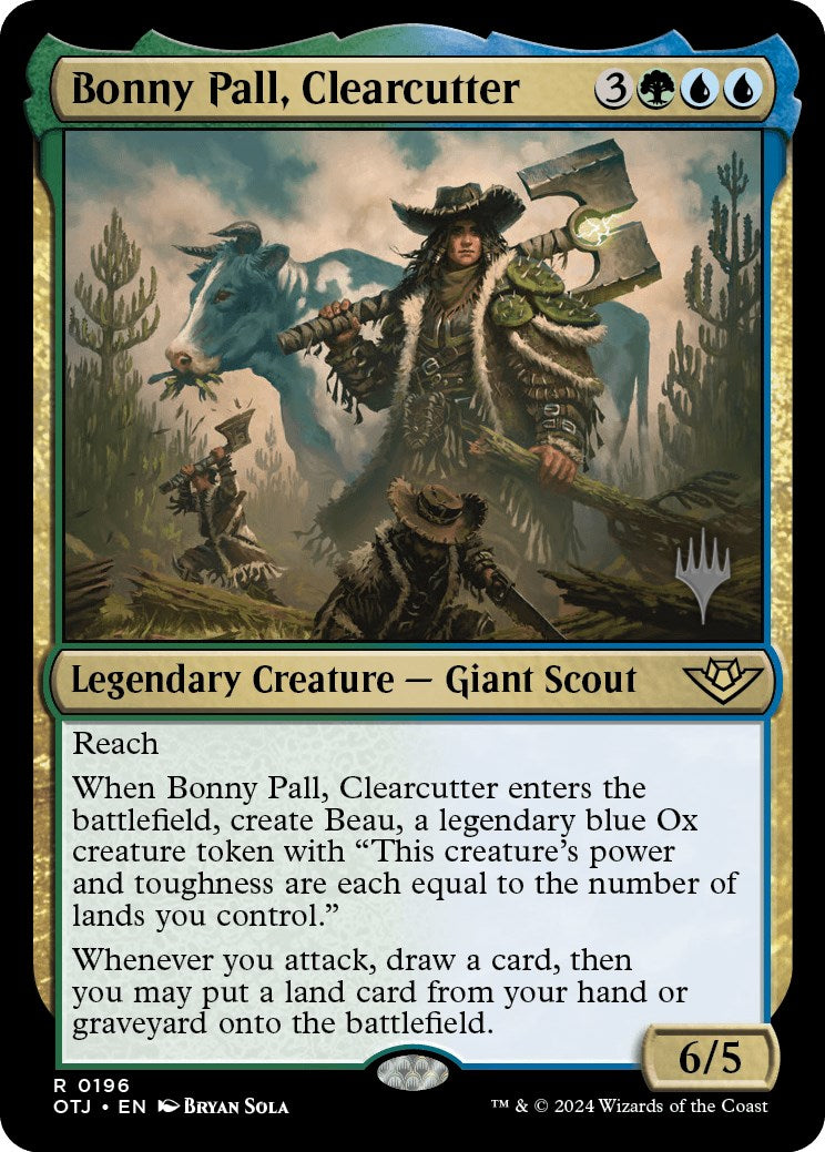 Bonny Pall, Clearcutter (Promo Pack) [Outlaws of Thunder Junction Promos] | Black Swamp Games