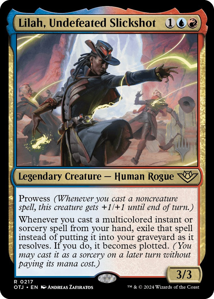 Lilah, Undefeated Slickshot (Promo Pack) [Outlaws of Thunder Junction Promos] | Black Swamp Games
