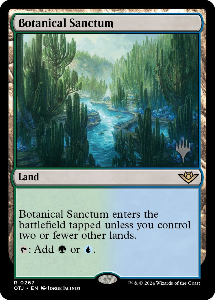 Botanical Sanctum (Promo Pack) [Outlaws of Thunder Junction Promos] | Black Swamp Games