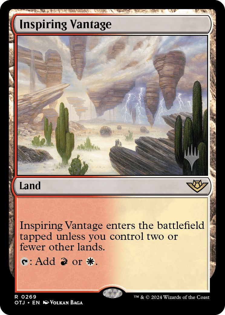 Inspiring Vantage (Promo Pack) [Outlaws of Thunder Junction Promos] | Black Swamp Games