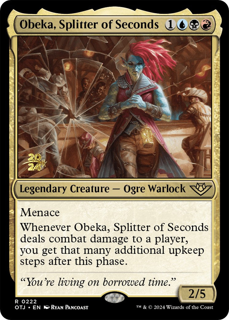 Obeka, Splitter of Seconds [Outlaws of Thunder Junction Prerelease Promos] | Black Swamp Games