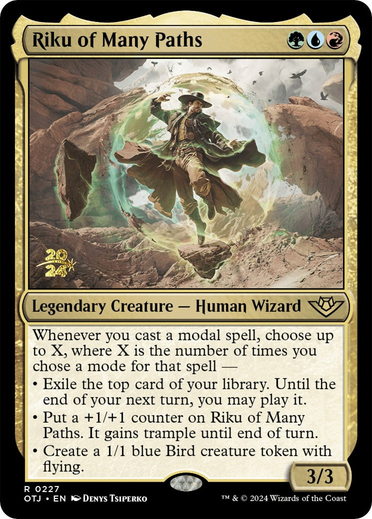 Riku of Many Paths [Outlaws of Thunder Junction Prerelease Promos] | Black Swamp Games