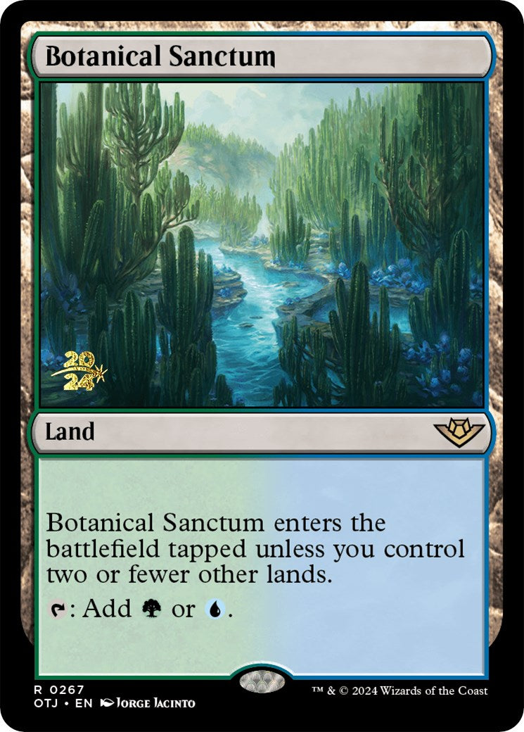 Botanical Sanctum (OTJ) [Outlaws of Thunder Junction Prerelease Promos] | Black Swamp Games