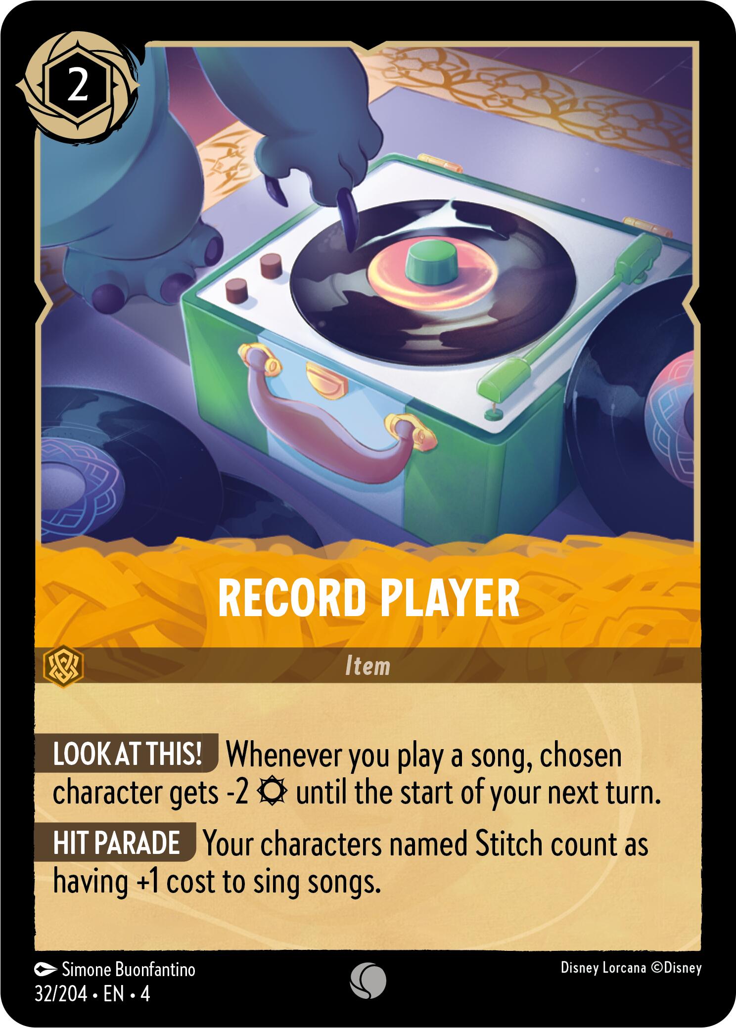 Record Player (32/204) [Ursula's Return] | Black Swamp Games