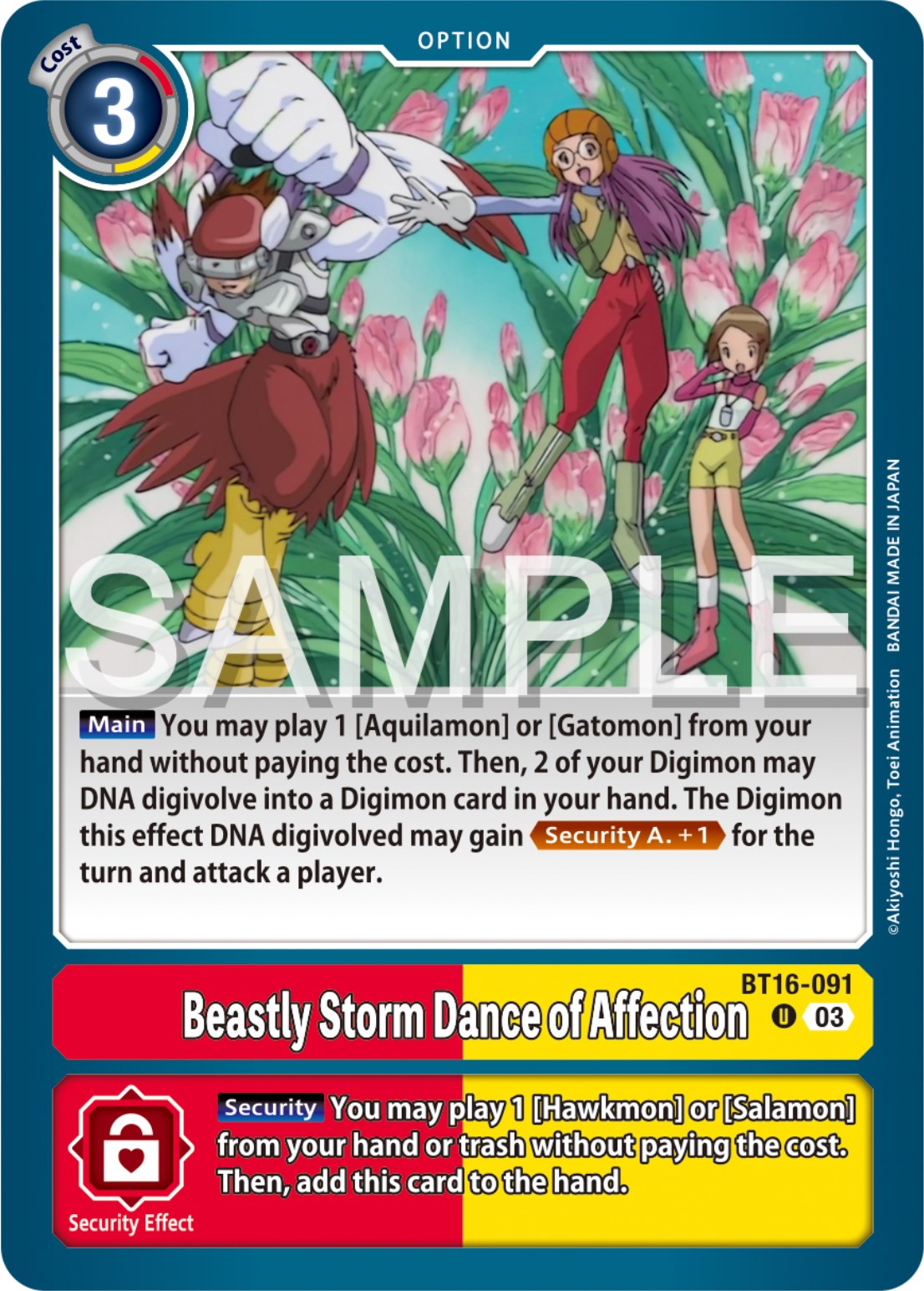 Beastly Storm Dance of Affection [BT16-091] [Beginning Observer] | Black Swamp Games