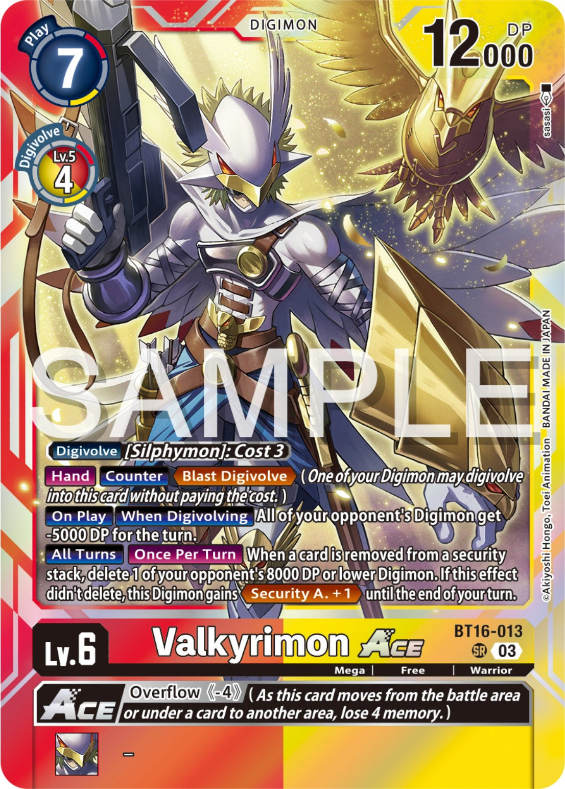 Valkyrimon Ace [BT16-013] [Beginning Observer] | Black Swamp Games