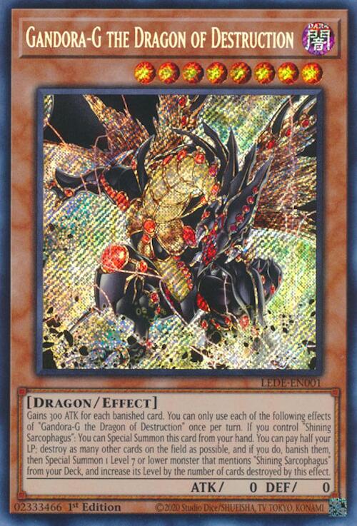 Gandora-G the Dragon of Destruction [LEDE-EN001] Secret Rare | Black Swamp Games