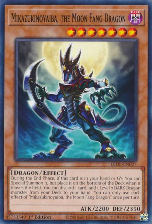 Mikazukinoyaiba, the Moon Fang Dragon [LEDE-EN027] Common | Black Swamp Games