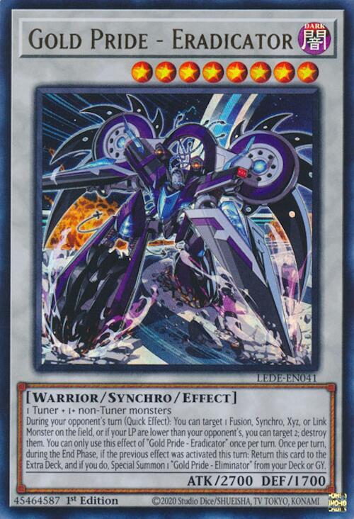 Gold Pride - Eradicator [LEDE-EN041] Ultra Rare | Black Swamp Games