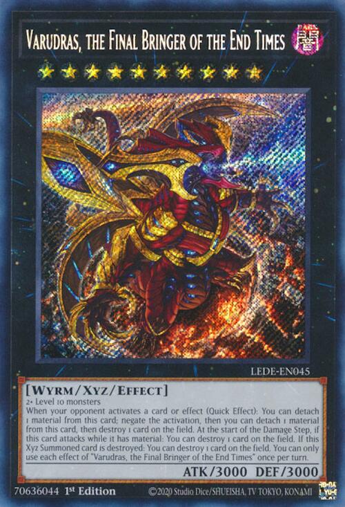 Varudras, the Final Bringer of the End Times [LEDE-EN045] Secret Rare | Black Swamp Games