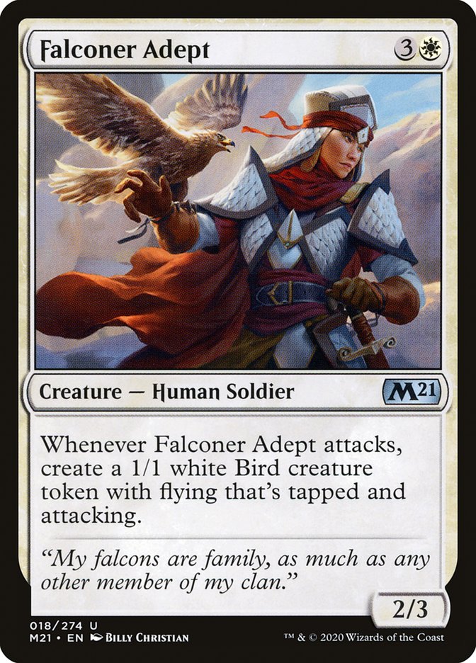 Falconer Adept [Core Set 2021] | Black Swamp Games