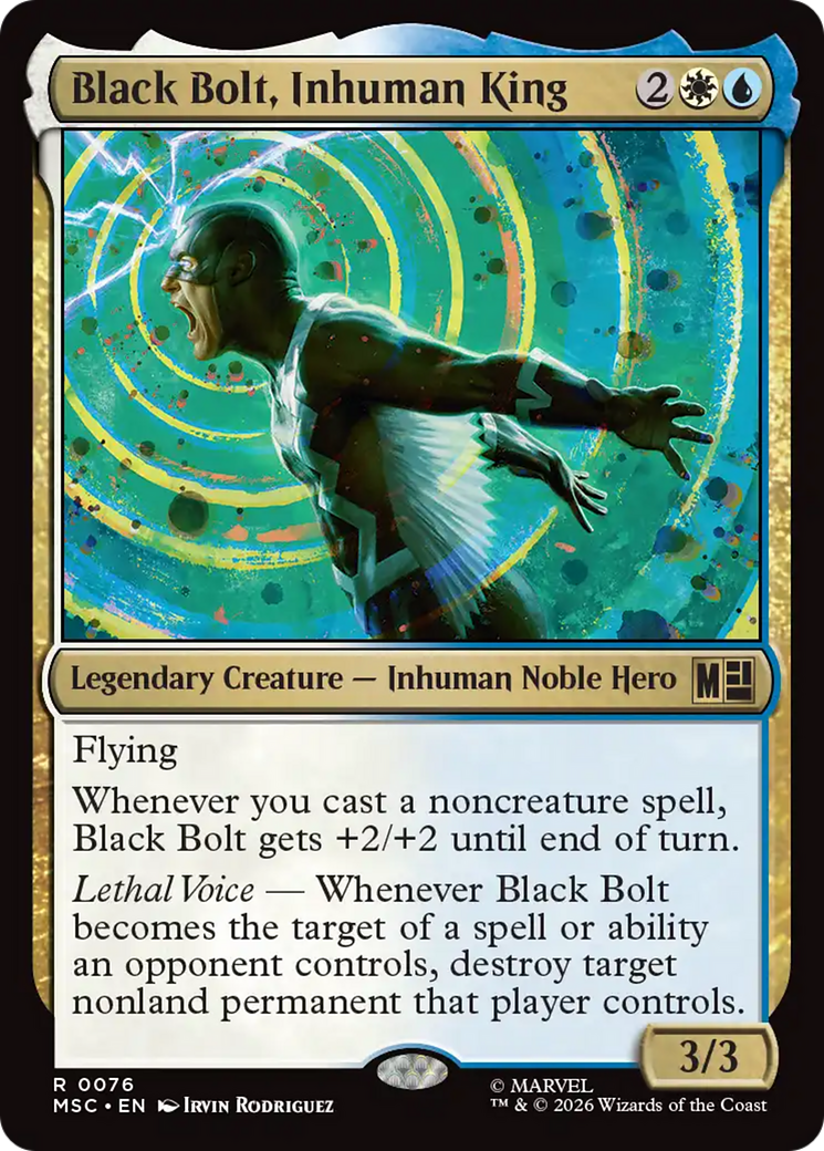 Black Bolt, Inhuman King [Marvel Super Heroes Commander] | Black Swamp Games