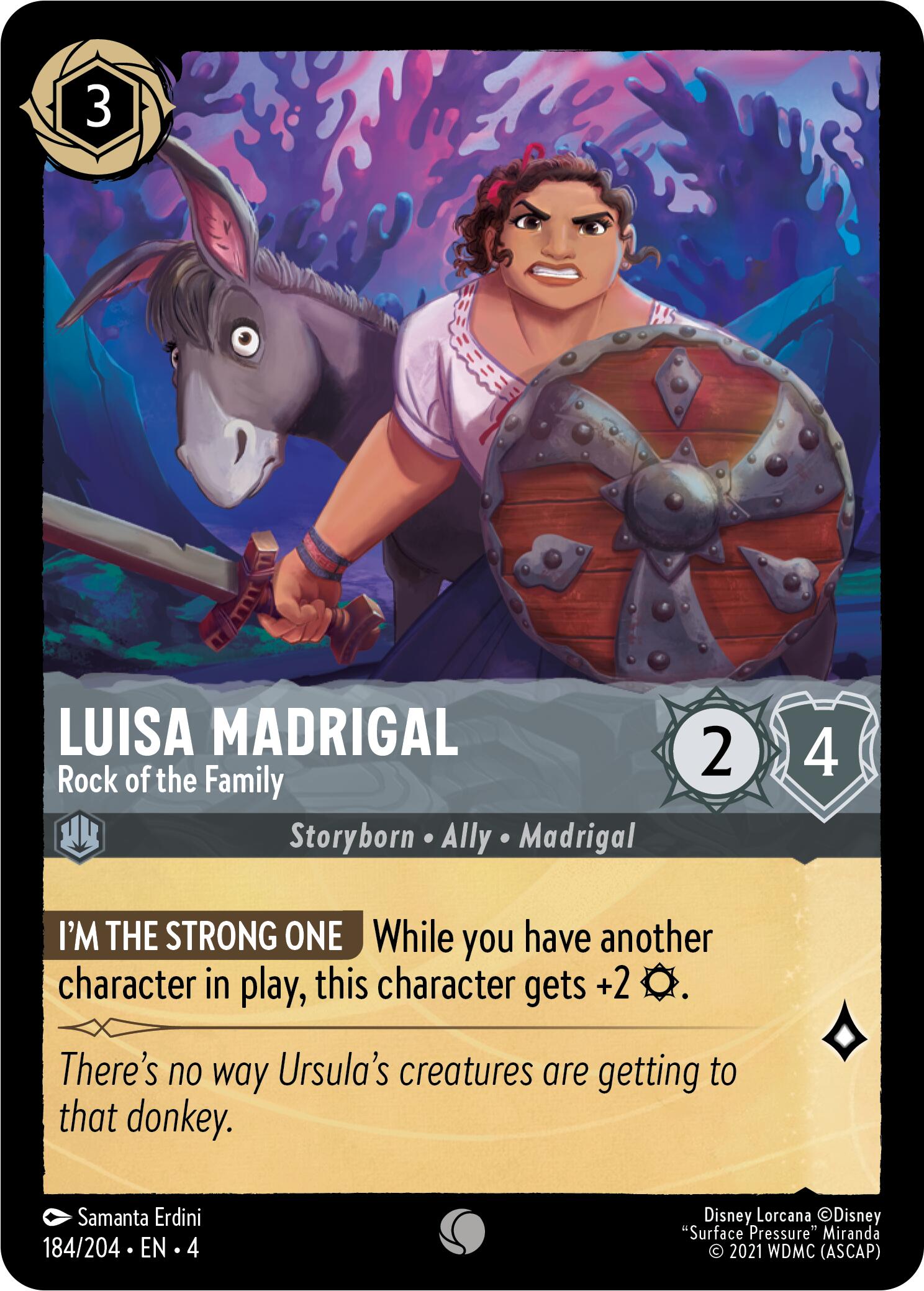 Luisa Madrigal - Rock of the Family (184/204) [Ursula's Return] | Black Swamp Games