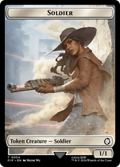 Food (0014) // Soldier (0004) Double-Sided Token [Fallout Tokens] | Black Swamp Games