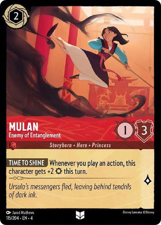 Mulan - Enemy of Entanglement (115/204) [Ursula's Return] | Black Swamp Games