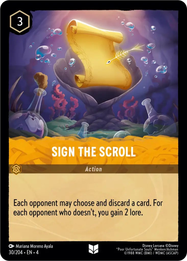 Sign the Scroll (30/204) [Ursula's Return] | Black Swamp Games