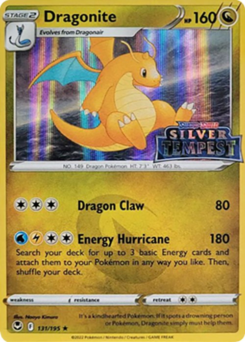 Dragonite (131/195) (Silver Tempest Stamped) [Sword & Shield: Silver Tempest] | Black Swamp Games