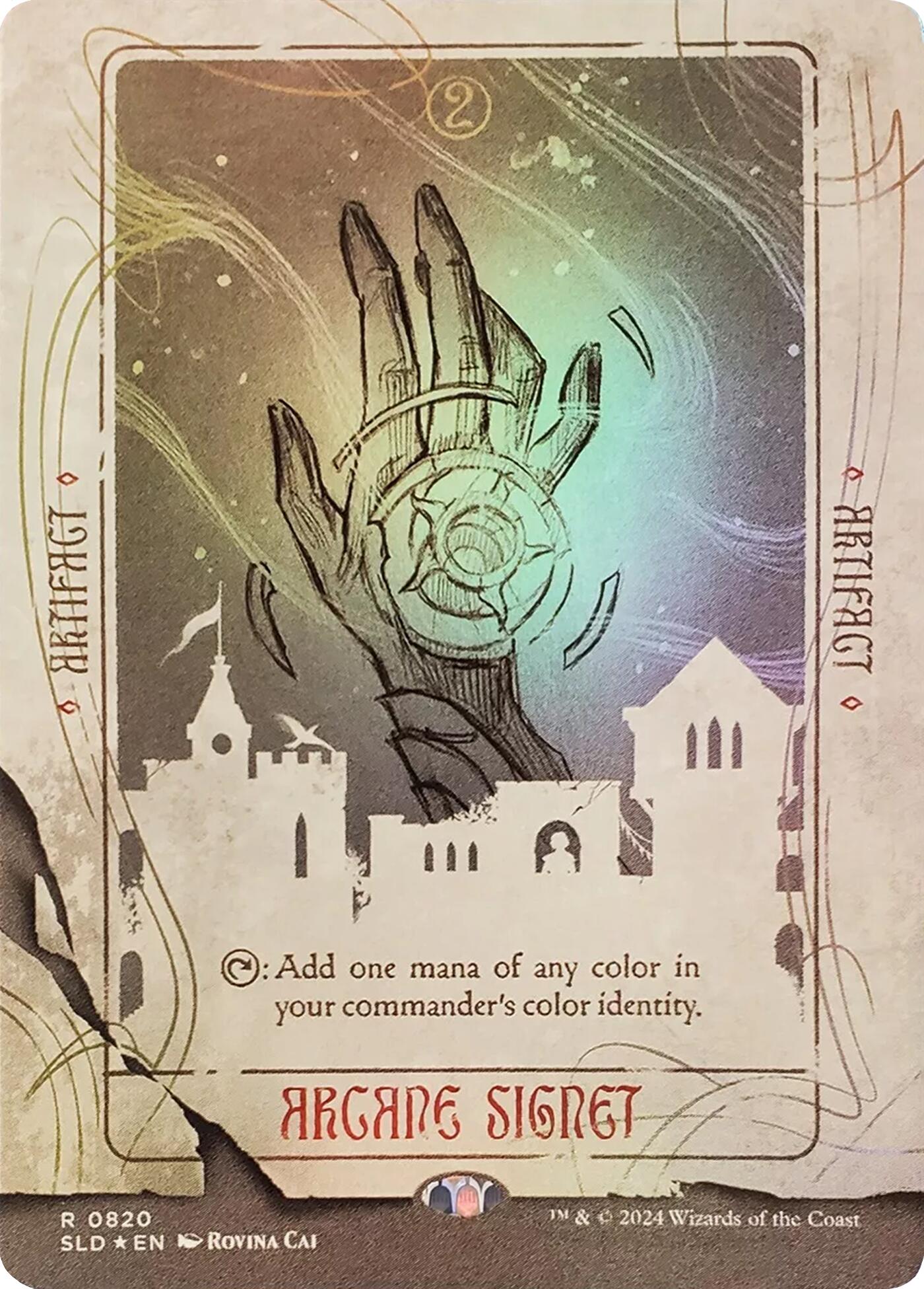 Arcane Signet (0820) (Rainbow Foil) [Secret Lair Drop Series] | Black Swamp Games