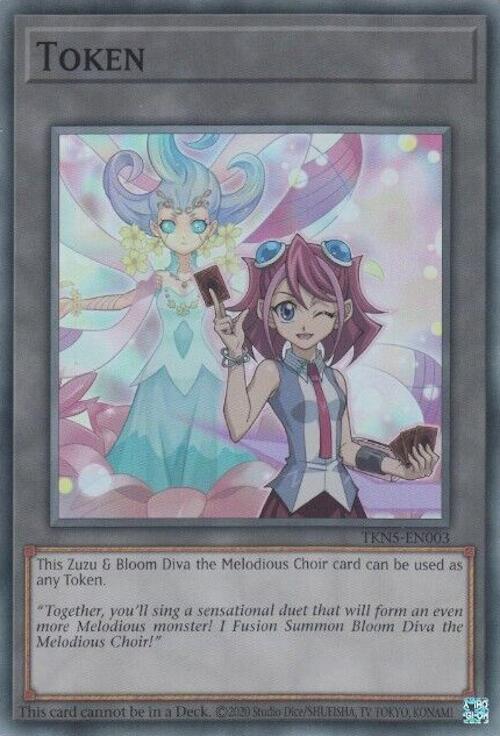 Token: Zuzu and Bloom Diva the Melodious Choir [TKN5-EN003] Super Rare | Black Swamp Games