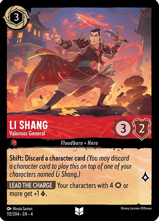Li Shang - Valorous General (112/204) [Ursula's Return] | Black Swamp Games