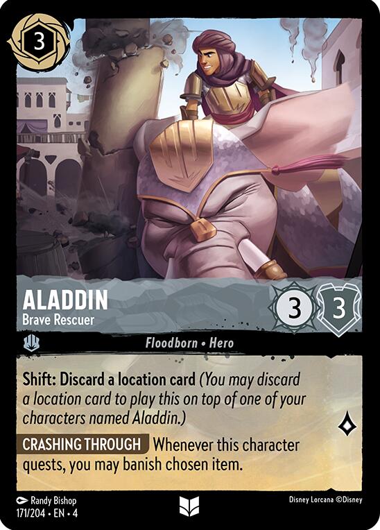Aladdin - Brave Rescuer (171/204) [Ursula's Return] | Black Swamp Games